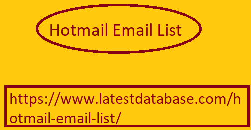 Hotmail Email List